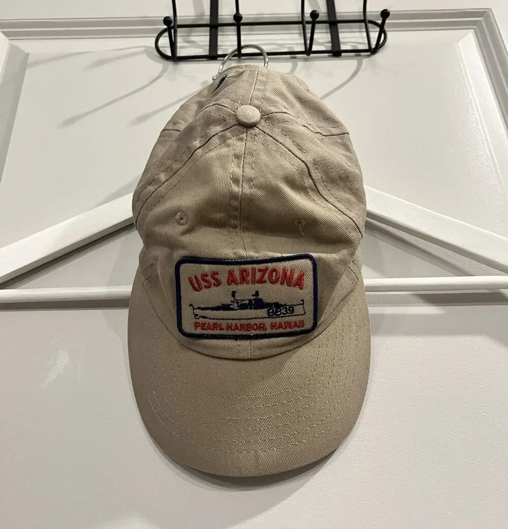 USS Arizona Pearl Harbor Hawaii Navy Militaria Collectible Adjustable Hat/Cap A2
